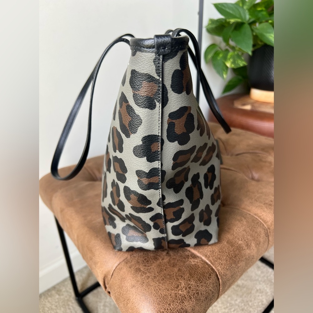 Coach Ocelot -Print Tote in Gray, Black and Brown - Picture 9 of 15